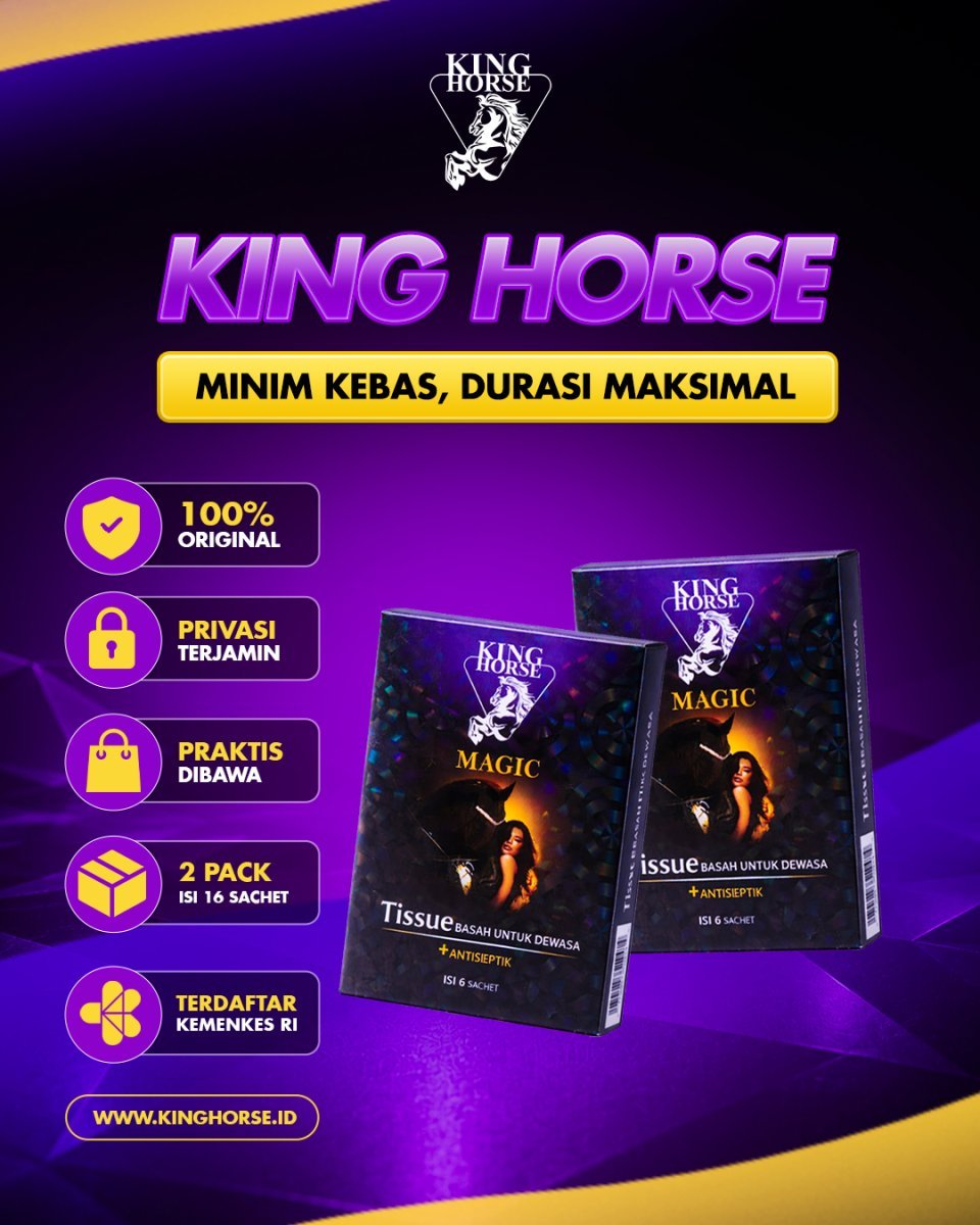 Tissue Magic King Horse 2 Pack isi 12 Sachet