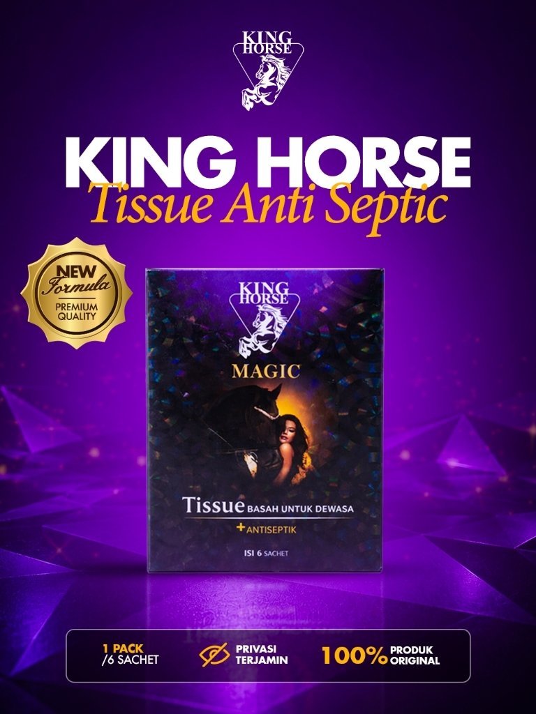 Tissue Magic King Horse 1 Pack isi 6 Sachet